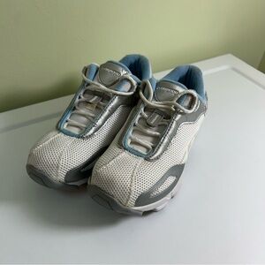 Shimano SPD Cycling Shoes Womens 5 (UK 36) White Blue SH-WF21 Lace Up Spin Class